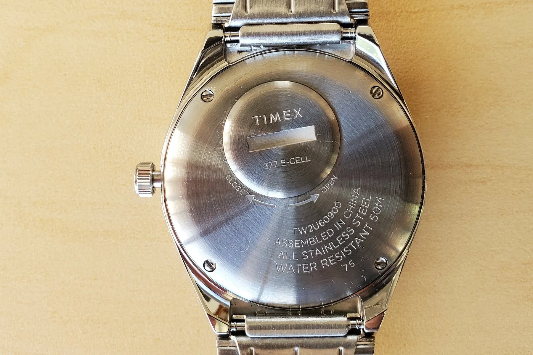 Timex Q Diver Reissue Blue Dial Red/Blue Bezel Stainless Bracelet