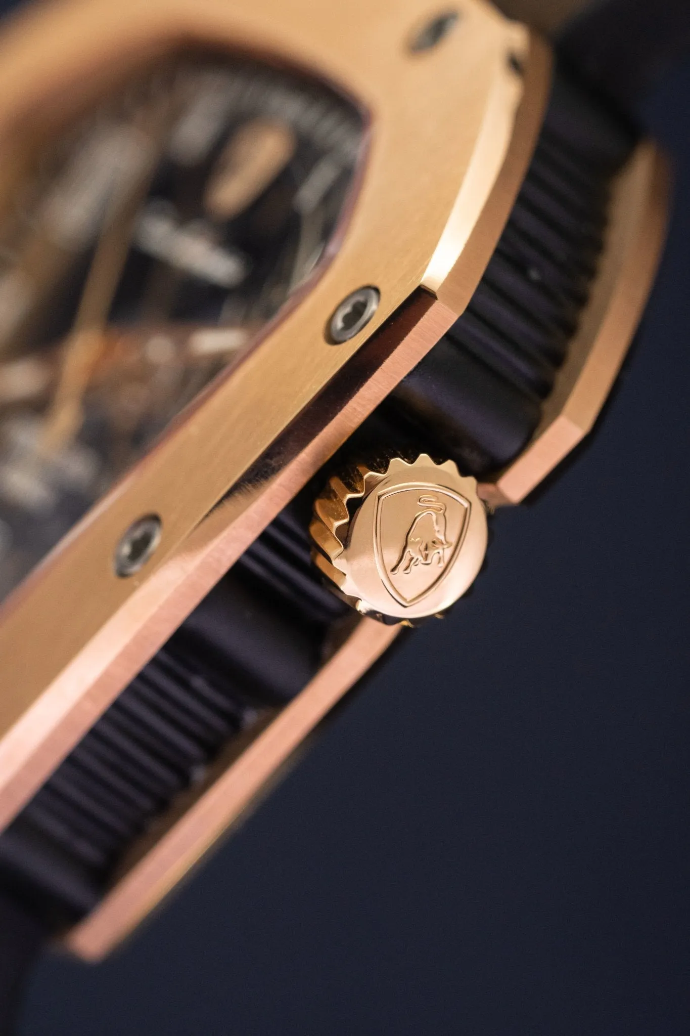 Tonino Lamborghini Spyderleggero Skeleton Watch TLF-T06-5 IP Rose Gold