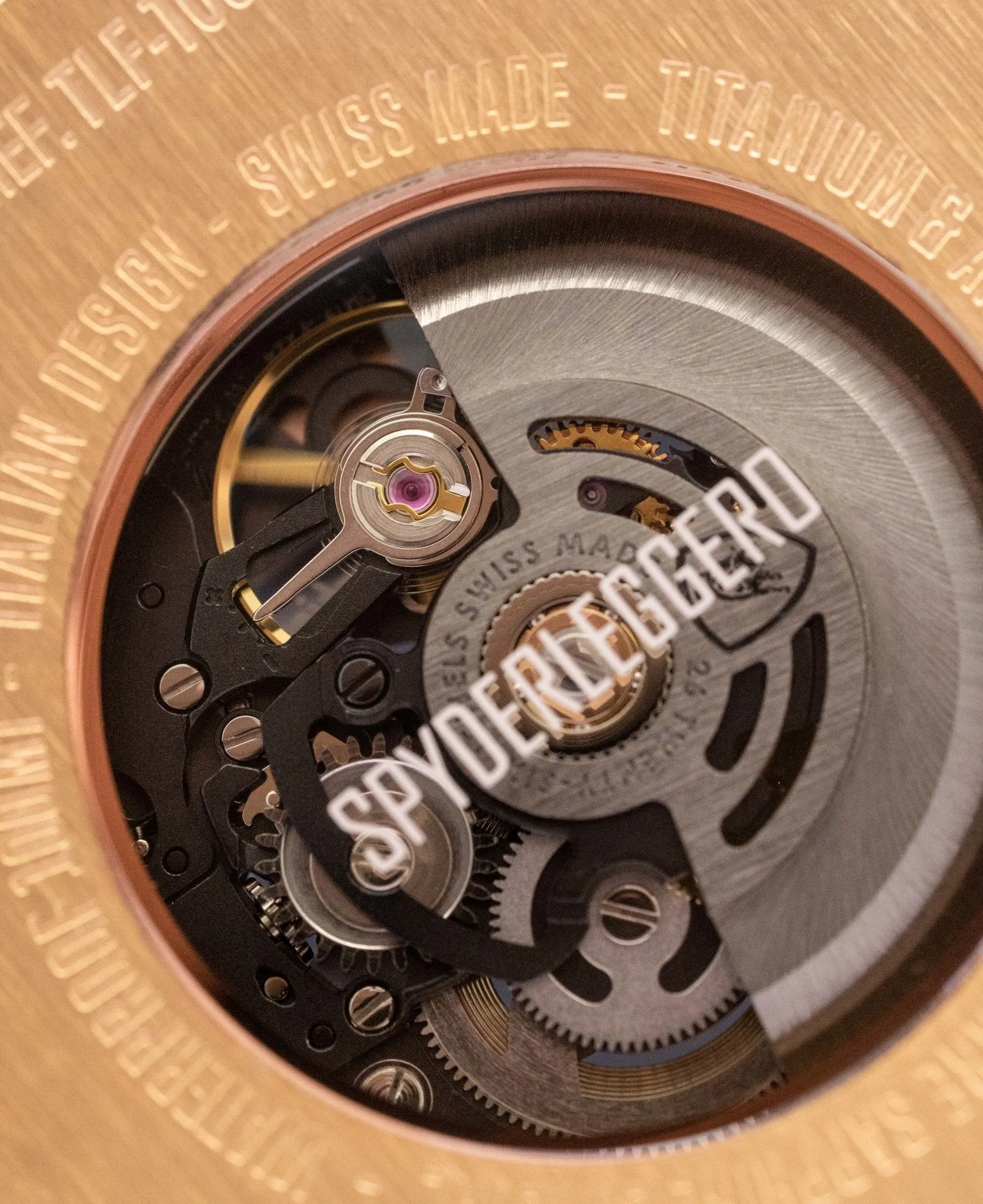 Tonino Lamborghini Spyderleggero Skeleton Watch TLF-T06-5 IP Rose Gold