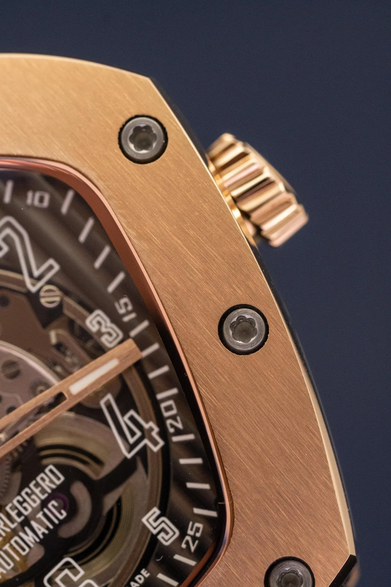 Tonino Lamborghini Spyderleggero Skeleton Watch TLF-T06-5 IP Rose Gold