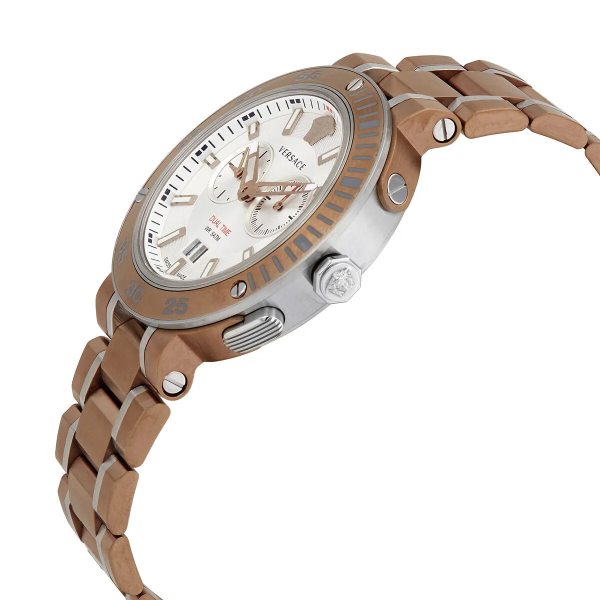 Versace V-Extreme Chronograph Quartz Silver Dial Men's Watch VCN050017