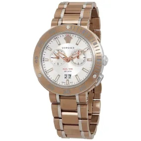 Versace V-Extreme Chronograph Quartz Silver Dial Men's Watch VCN050017