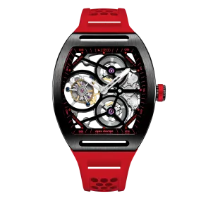 ZEROO T4 THE ARCHER FULL SKELETON TOURBILLONMANUAL TOURBILLON WATCH FOR GENTS - ZT004BRD