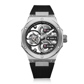 ZEROO T8 THE ORION FULL SKELETON TOURBILLONMANUAL TOURBILLON WATCH FOR GENTS - ZT008SBB